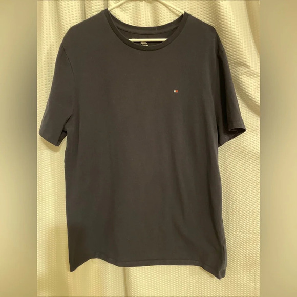 Tommy Hilfiger Dark Blue Short Sleeve Tee Men’s Size XL - Picture 1 of 3